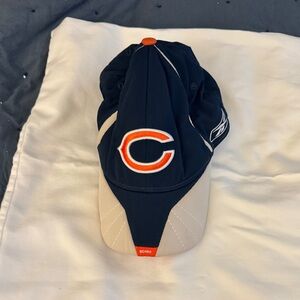 NFL Navy and Beige Cap with Orange Accents